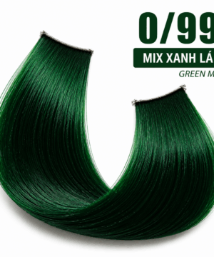 Kirin Professional - Hair Color Cream Collagen 0/99 Màu Mix Xanh Lá