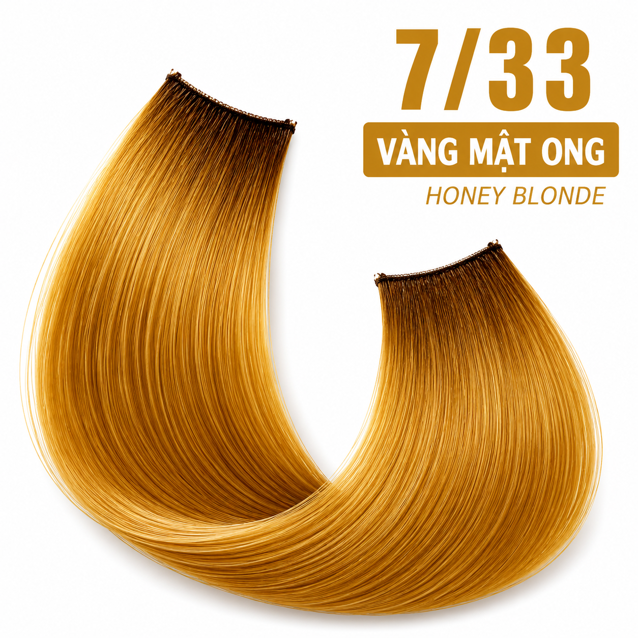 Kirin Professional - Hair Color Cream Collagen 7/33 Màu Vàng Mật Ong